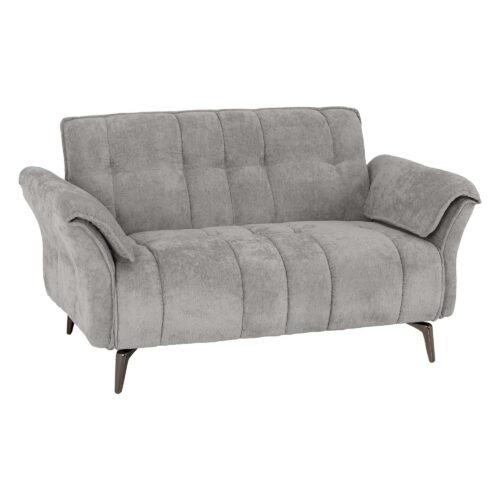 Amalfi 3 & 2 Seater Sofa Set in Grey fabric