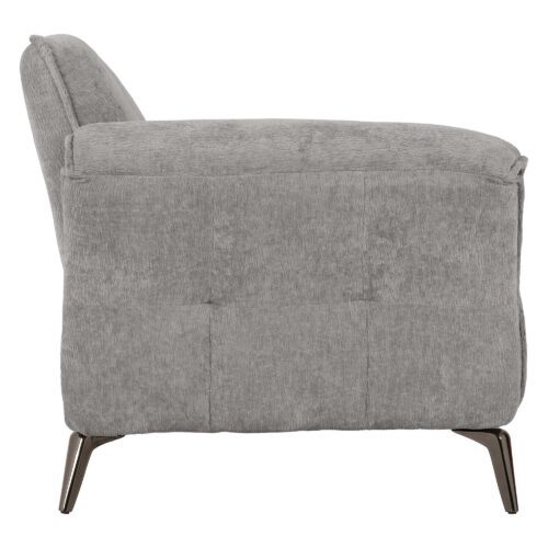 Amalfi 3 & 2 Seater Sofa Set in Grey fabric