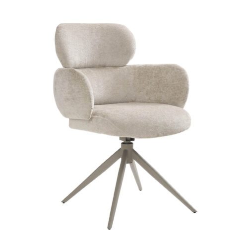 Apollo 160cm Marble Dining Table & 6 Apollo Chairs in Beige