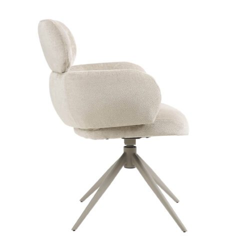 Apollo 160cm Marble Dining Table & 6 Apollo Chairs in Beige
