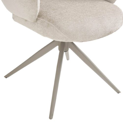Apollo 160cm Marble Dining Table & 6 Apollo Chairs in Beige