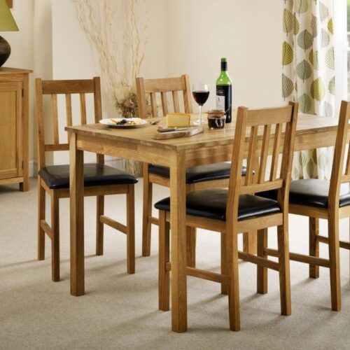 Coxmoor Oak Table & 4 Chairs
