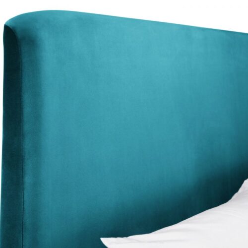 Frida King Size Storage Ottoman Bed - Teal